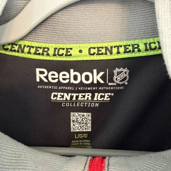 🏒 Chicago Blackhawks Reebok Center Ice Quarter-Zip – Men’s Large 🏒 - Picture 4 of 7